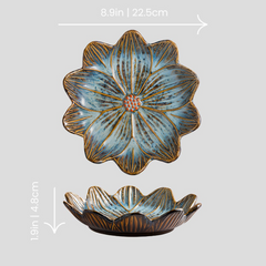 Handmade flower-shaped and artistic "Lotus" bowl Handmade artistic "Lotus" bowl - Crafty-Clayworks