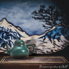Small traditional handmade kiln-turned teapot - 10oz Traditional handmade kiln-turned teapot - 300mL - Crafty-Clayworks