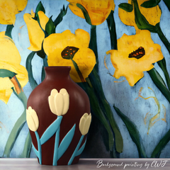 Handmade Nordic inspired abstract "Bold Blossom Containers" vase Handmade Nordic inspired abstract "Bold Blossom Containers" vase - Crafty-Clayworks