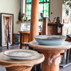 Handmade artistic "The Dragon's eye -竜の目" plate Handmade artistic "The Dragon's eye -竜の目" plate - Crafty-Clayworks