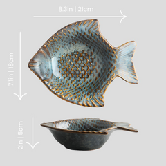 Handmade artistic "Camel Fish" bowl Handmade artistic "Camel Fish" bowl - Crafty-Clayworks