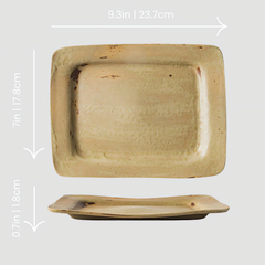 Handmade irregular retro-looking serving platter Handmade irregular retro-looking serving platter Crafty-Clayworks