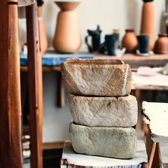 Handmade rustic and naturalistic flowerpot - Rojo Coralito stone Handmade rustic and naturalistic flowerpot - Rojo Coralito stone Crafty-Clayworks