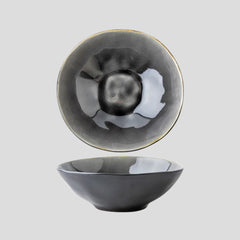 Handmade salad bowl - dark gray Handmade salad bowl - dark gray Crafty-Clayworks