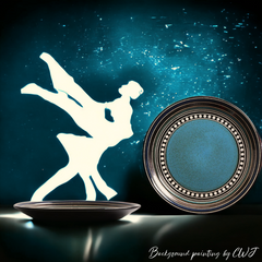 Artistic glazed "Ngoma Wakati Wa Jioni" plate Handmade glazed artistic "Ngoma Wakati Wa Jioni" plate - Crafty-Clayworks