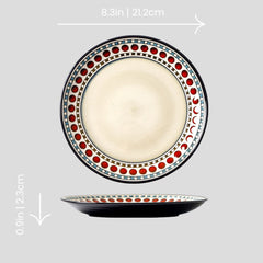 Artistic glazed "Plain Boring Trivia" plate Handmade glazed artistic "Plain Boring Trivia" plate - Crafty-Clayworks