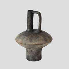 Large handmade modern and abstract vase - brown Large handmade modern and abstract vase - brown - Crafty-Clayworks