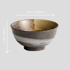 Handmade traditional "Deep Mountain - 深い山" bowl Handmade Japanese traditional "Deep Mountain - 深い山" bowl - Crafty-Clayworks