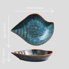 Handmade artistic "Navy Blue Conch" bowl Handmade artistic "Navy Blue Conch" bowl - Crafty-Clayworks