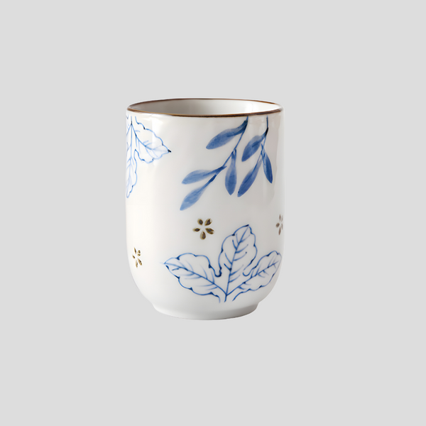 Hand-painted artistic "Royal Garden" cup - 180mL - Crafty-Clayworks