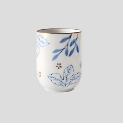Hand-painted artistic "Royal Garden" cup - 180mL - Crafty-Clayworks