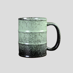 Large handmade kiln-fired "Toxic Waist" mug - 20.3oz