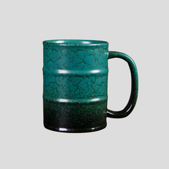 Large handmade kiln-fired "Toxic Waist" mug - 20.3oz