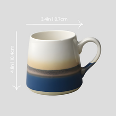 Handmade glazed "Desert Mirage" mug - 18.5oz