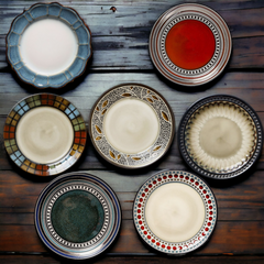 Handmade glazed artistic "Mtu Wa Msituni" plate - Crafty-Clayworks