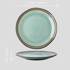 Handmade artistic and glazed "Crying Giant" serving platter - Crafty-Clayworks