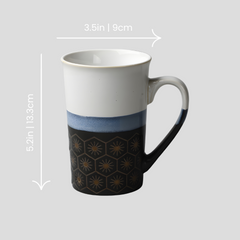 Handmade glazed "Seeded Soil" mug - 16.5oz