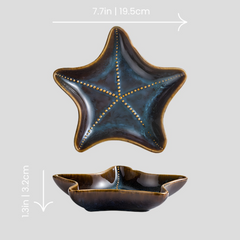 Handmade artistic "Starfish" bowl - Crafty-Clayworks