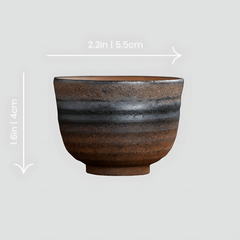 Handmade antique cup - 1.7oz Crafty-Clayworks