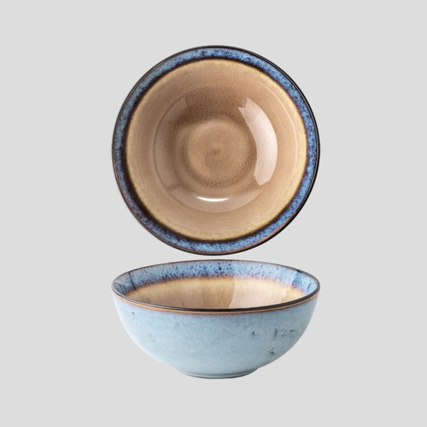 Handmade glazed two-toned bowl Crafty-Clayworks