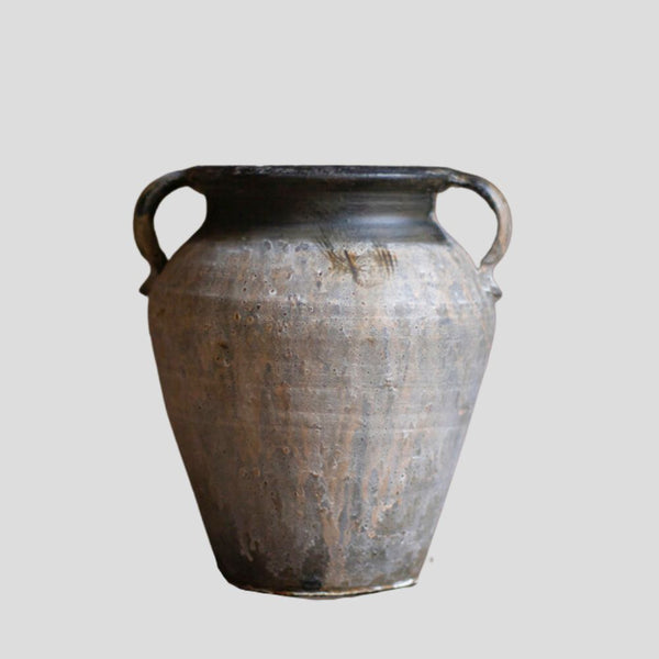 Handmade grey antique vase Crafty-Clayworks