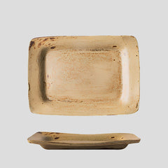 Handmade irregular retro-looking plate Crafty-Clayworks