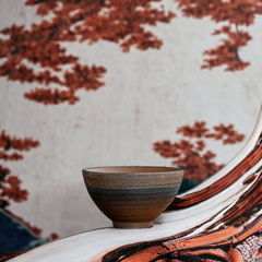 Handmade threaded cup - 2.7oz Crafty-Clayworks