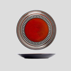 Handmade glazed artistic "Ndugu Wa Damu" plate - Crafty-Clayworks