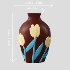 Handmade Nordic inspired abstract "Bold Blossom Containers" vase - Crafty-Clayworks