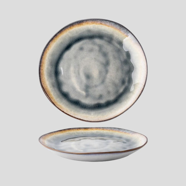 Handmade artistic "The Dragon's eye -竜の目" plate - Crafty-Clayworks